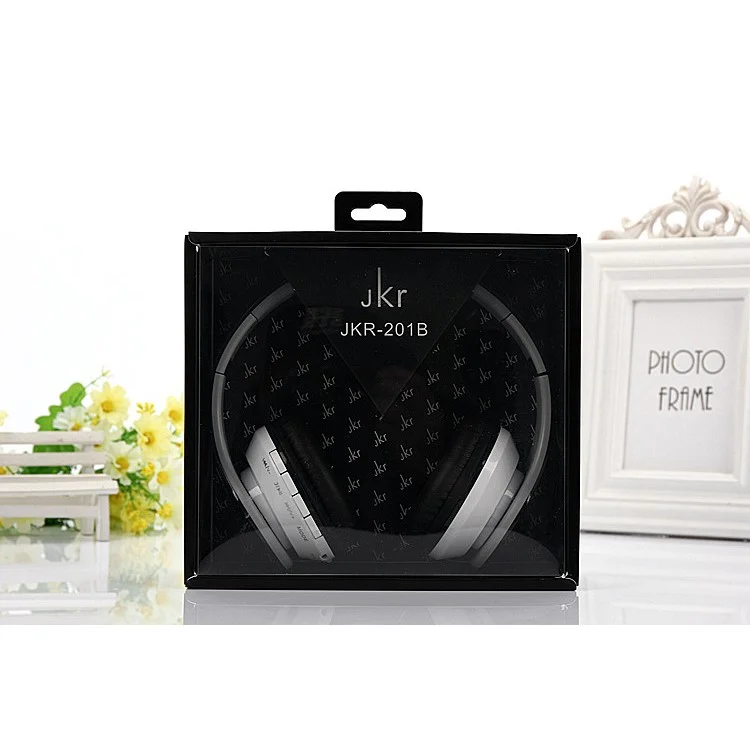 Bluetooth Mega Bass Over-ear Headphone Game Music Stereo Headset Support TF Card/FM - Black