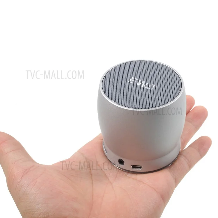 EWA A150 Wireless Bluetooth HiFi Speaker Subwoofer with Mic TF Card Slot AUX-in - Silver