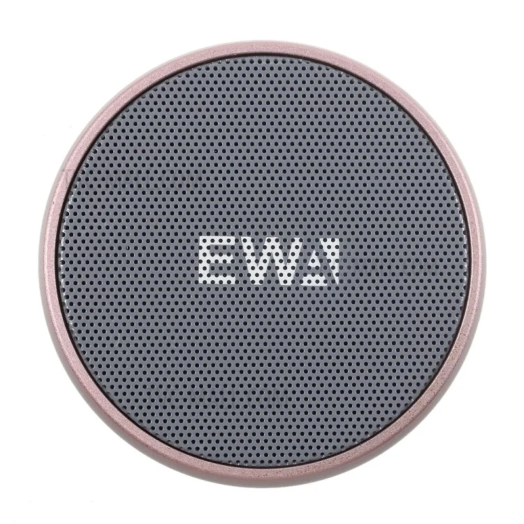EWA A150 HiFi Bluetooth Speaker Subwoofer with Mic TF Card Slot AUX-in - Rose Gold