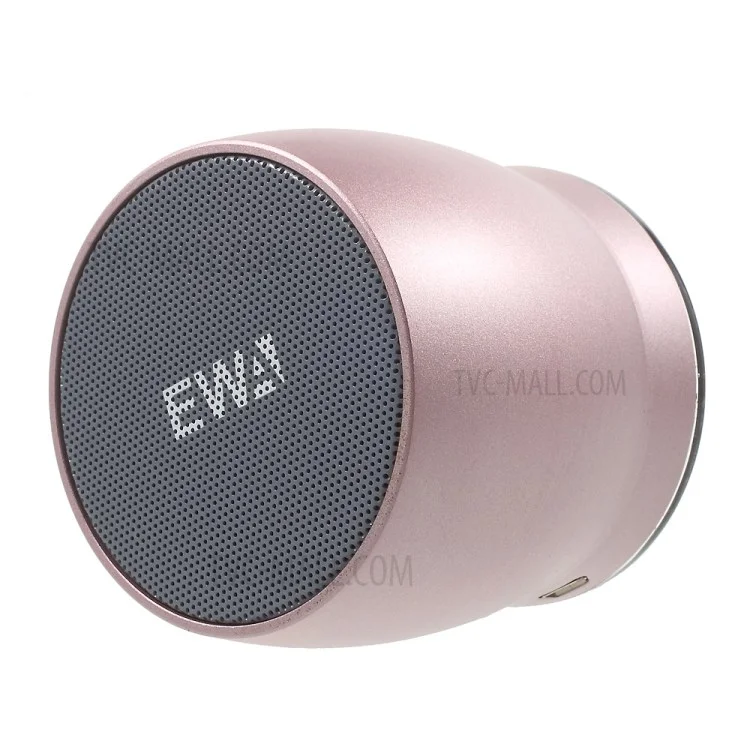 EWA A150 HiFi Bluetooth Speaker Subwoofer with Mic TF Card Slot AUX-in - Rose Gold