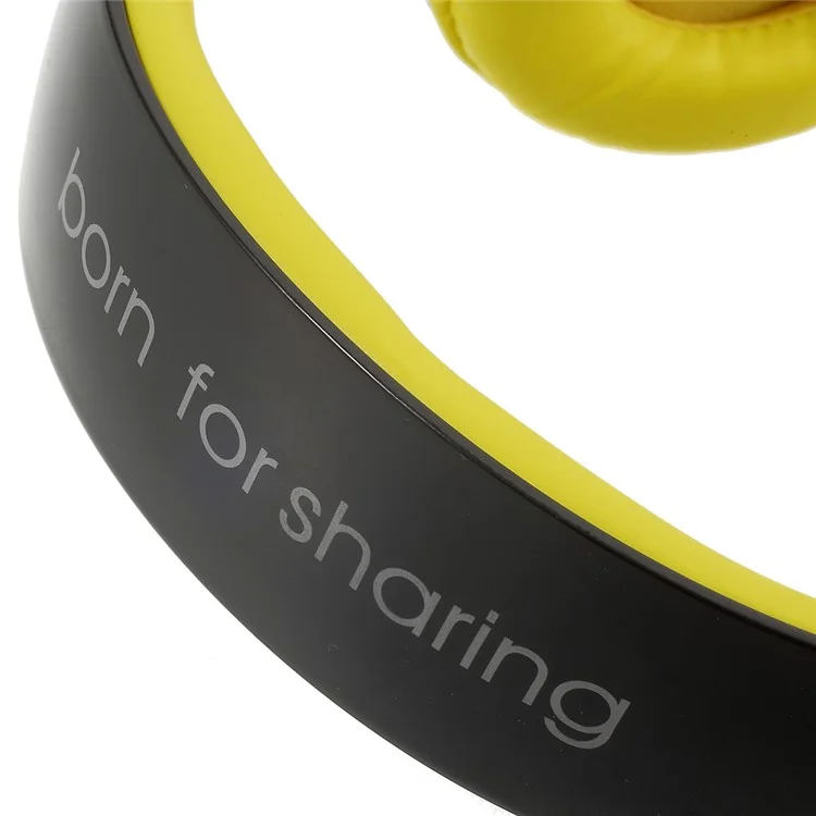 JKR-213B Stretchable Wireless Stereo Over-ear Bluetooth Headphone with Mic - Yellow