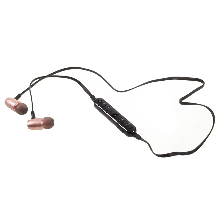 VORSON Bluetooth 4.1 In-ear Sport Magnetic Earphone for iPhone Samsung - Rose Gold