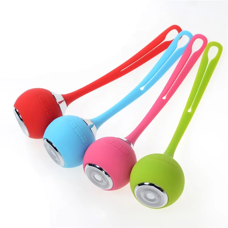 Outdoor Waterproof Sports Bicycle Speaker Wireless Bluetooth Support TF Card with Silicone Strap - Blue