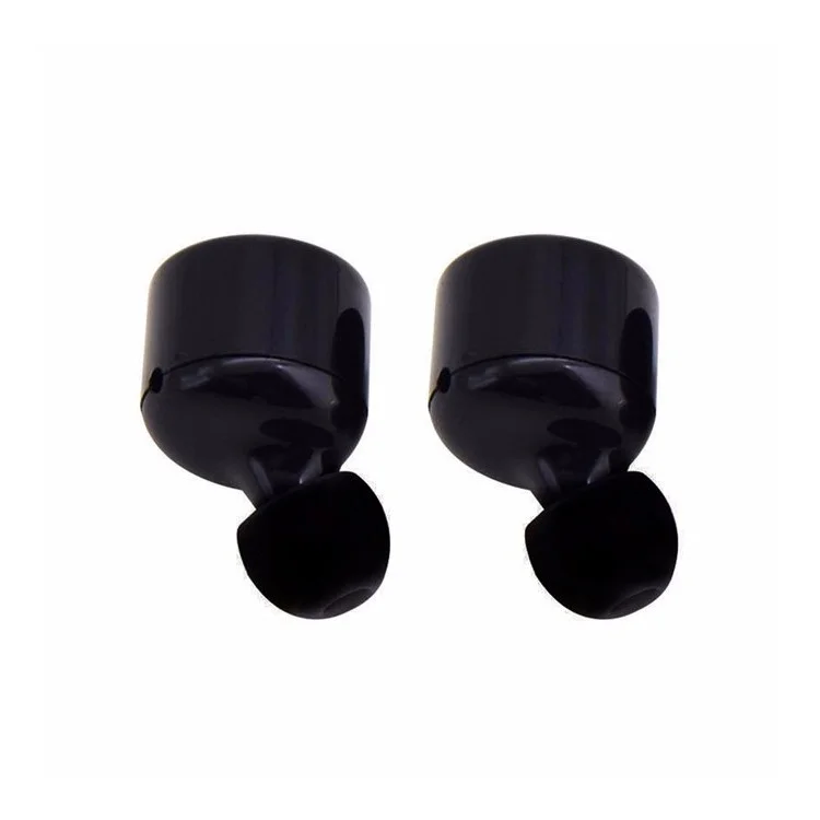 X1T Mini Invisible Earphones Wireless Bluetooth V4.2 Stereo Music In-ear Headset with Mic - Black