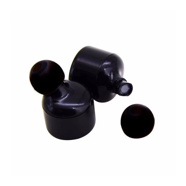 X1T Mini Invisible Earphones Wireless Bluetooth V4.2 Stereo Music In-ear Headset with Mic - Black