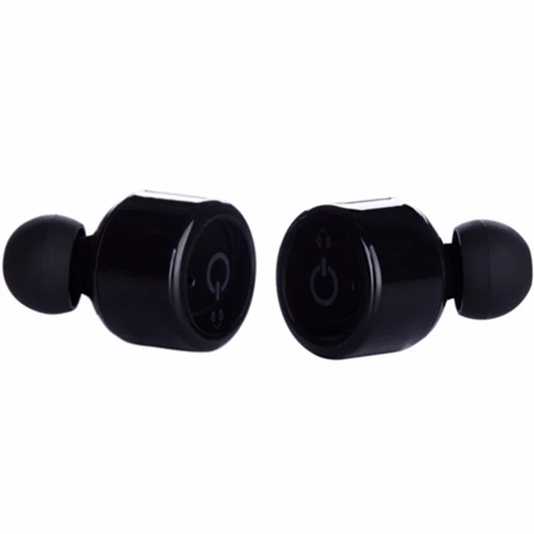 X1T Mini Invisible Earphones Wireless Bluetooth V4.2 Stereo Music In-ear Headset with Mic - Black