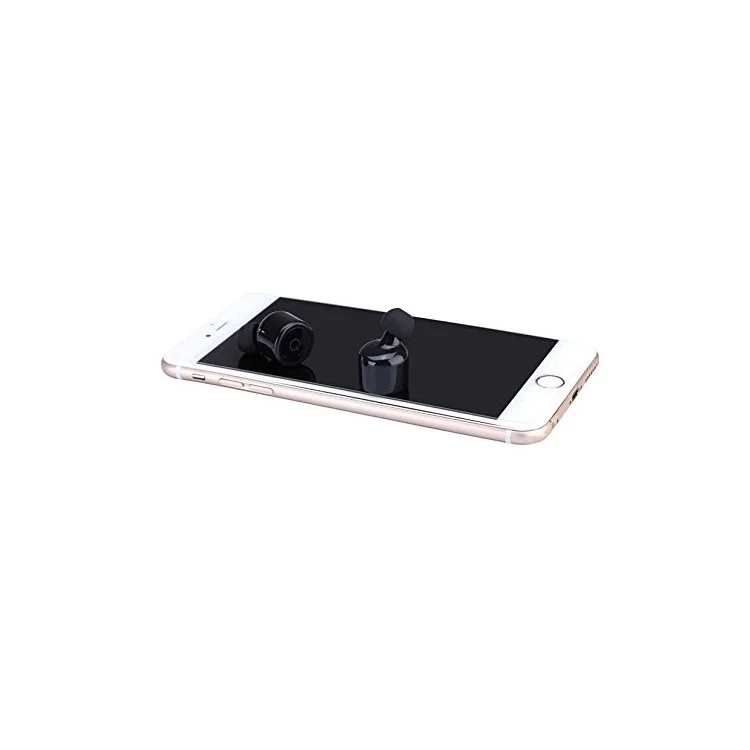 X1T Mini Invisible Earphones Wireless Bluetooth V4.2 Stereo Music In-ear Headset with Mic - Black