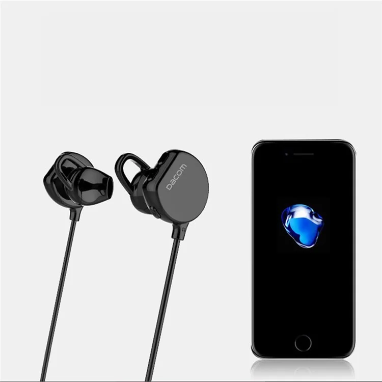 DACOM Sports Bluetooth 4.1 Wireless Stereo Earphone with Mic for iPhone 7 Etc. - Black