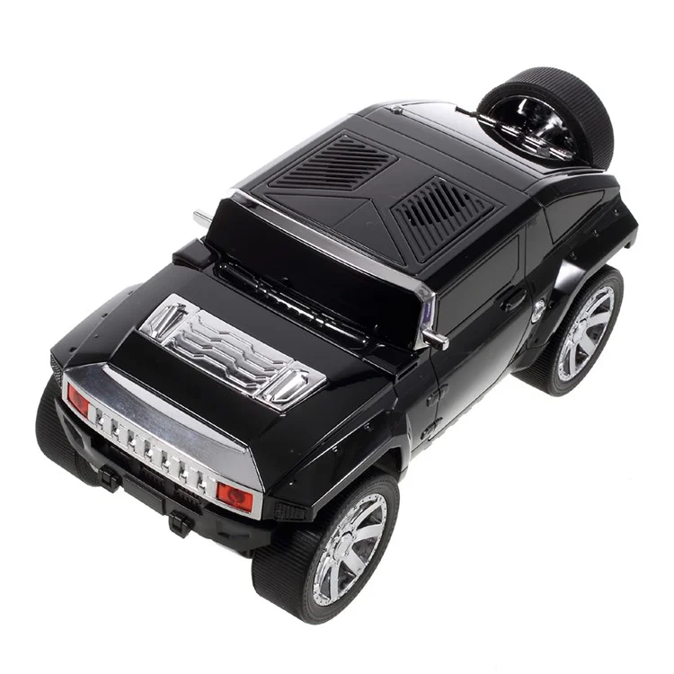 JKR Car Bluetooth Speaker Mini Speaker Support Microphone/TF Card/FM/ AUX-in DS-580BT - Black