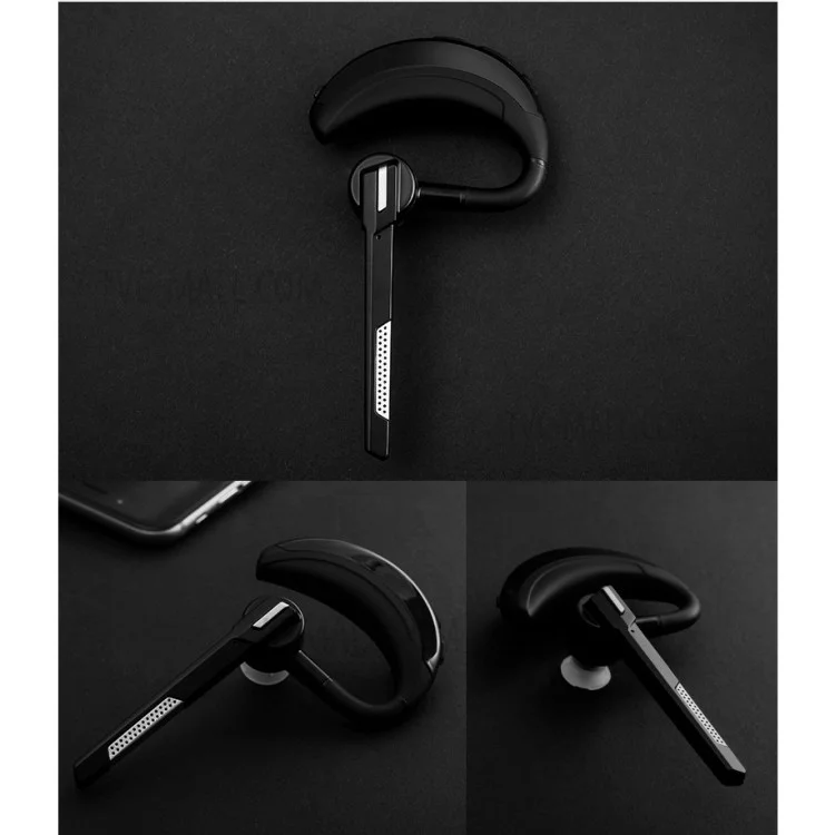 DACOM Ear-hook Type Bluetooth 4.2 Headset Stereo Sound In-ear Headphone with Dual Mic for iPhone Samsung Etc