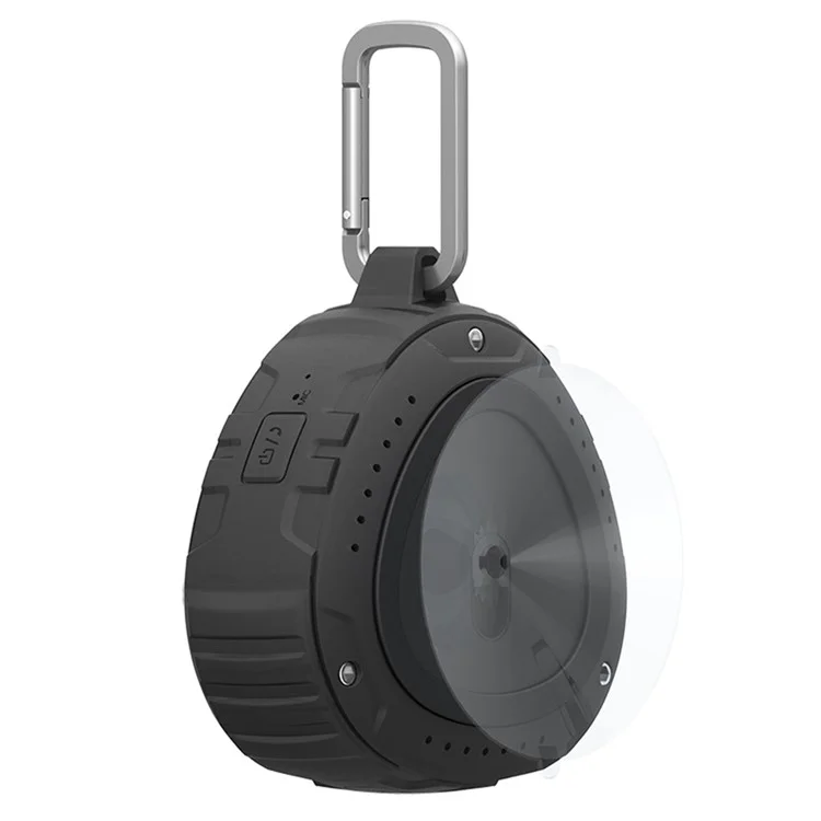 NILLKIN S1 PlayVox Rugged Shockproof and Waterproof Wireless Bluetooth Speaker Support Hands-free Mic / AUX-in - Black