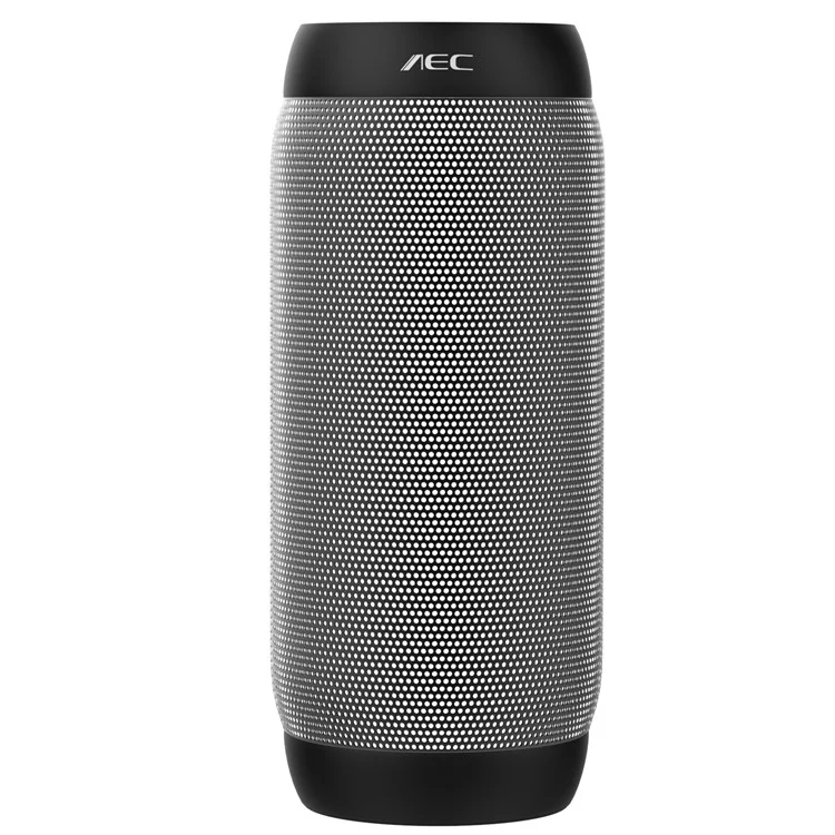 AEC BQ615 PRO Speaker Portable Colorful LED Wireless Bluetooth 3.0 HiFi Stereo Speaker - Black