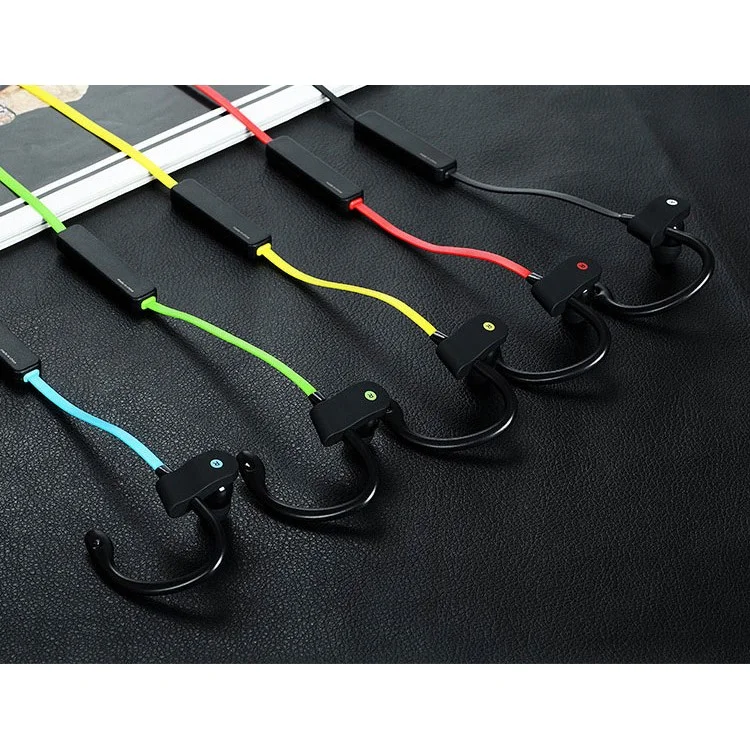 Sports Bluetooth Headset Earhook In-ear Stereo Headphone with Mic (BTH-H5) - Black