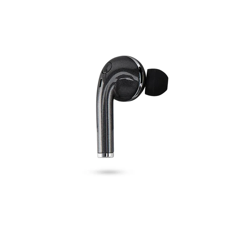 Mini Bluetooth 4.1 Earphone Invisible Stereo Single Headphone with Mic for Samsung S8 etc. - Black