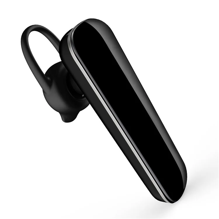 VOUNI CVC 6.0 Noise Reduction Single Bluetooth 4.1 Headphone with Mic for iPhone Samsung Etc - Black