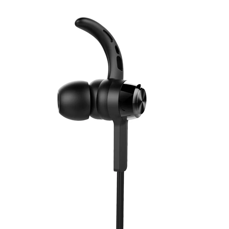 BASEUS Encok S06 Magnetic Bluetooth In-ear Earpieces with Remote Control and Mic (Two Wire Control Box) - Black