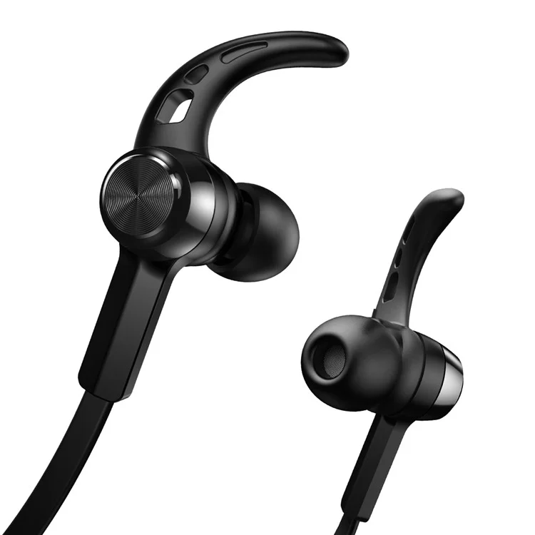 BASEUS Encok S06 Magnetic Bluetooth In-ear Earpieces with Remote Control and Mic (Two Wire Control Box) - Black