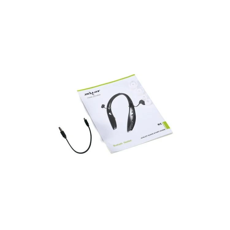 ZEALOT H1 Sport Bluetooth Wireless Neckband In-ear Stereo Surround Headset - Black