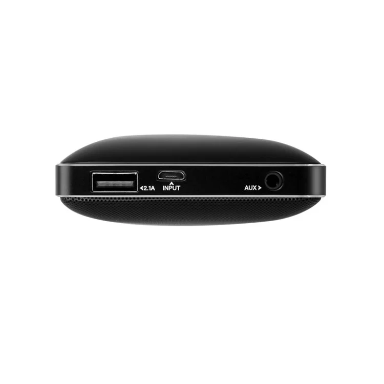 MOMAX ZONIC Mini 2-in-1 Bluetooth 4.0 Speaker and 6000mAh Power Bank with Stand Holder for iPhone, Samsung etc. - Black