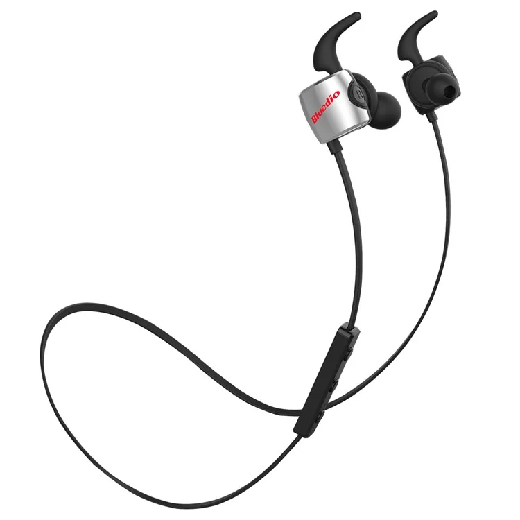 BLUEDIO TE Sports Remote Control Wireless Bluetooth 4.1 In-ear Headset with Mic - Black