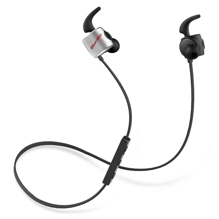 BLUEDIO TE Sports Remote Control Wireless Bluetooth 4.1 In-ear Headset with Mic - Black