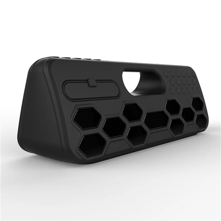 ZF-502 40W TWS Bluetooth Speaker IP55 Splash-proof Portable Outdoor Speaker 8800mAh Power Bank - Black