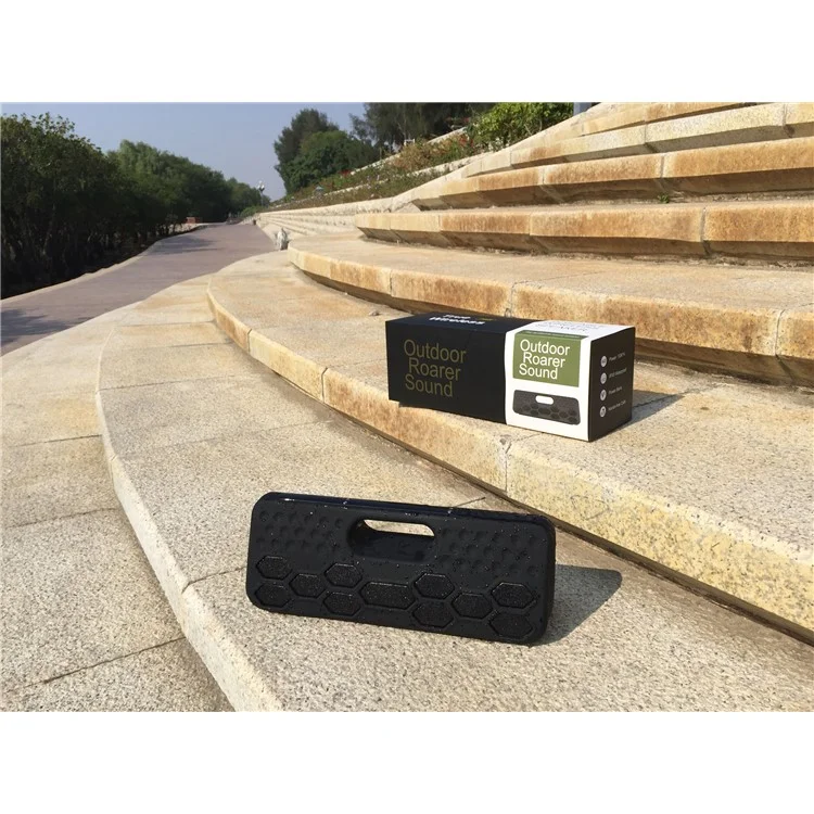 ZF-502 40W TWS Bluetooth Speaker IP55 Splash-proof Portable Outdoor Speaker 8800mAh Power Bank - Black