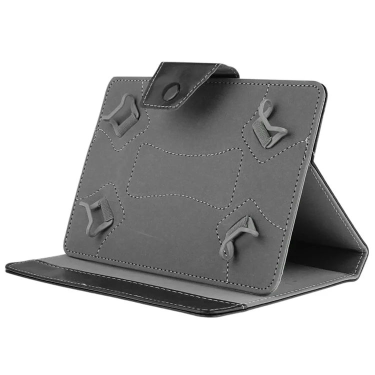 ENKAY Leather Case for Amazon Fire HD 7 / ASUS Google Nexus 7 etc with Stand - Black Width: 10-13cm; Length: 16.5-19.5cm