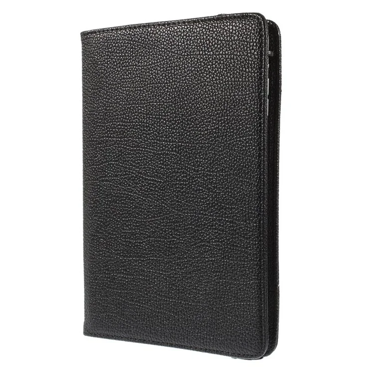 Rotary Stand Leather Case for iPad Samsung Tablet PCs Retractable Size: 8 - 13.5cm(W), 15 - 20.3cm(L) - Black