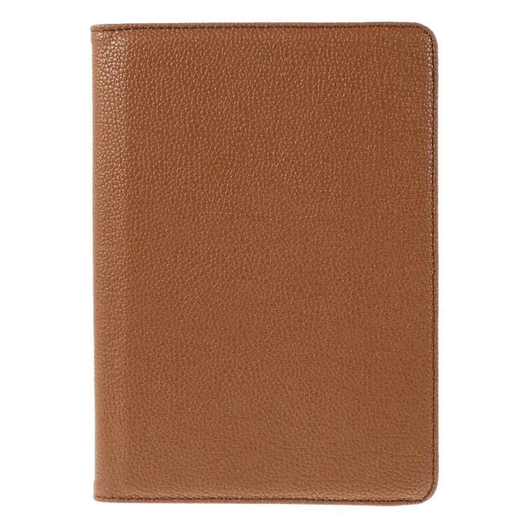 Rotary Stand Leather Cover for iPad Samsung Tablet PCs Retractable Size: 8 - 13.5cm(W), 15 - 20.3cm(L) - Brown