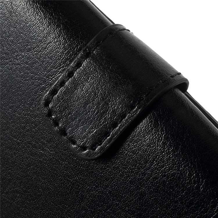 Crazy Horse Full Touch Screen Leather Wallet Case for iPhone 6s 6 4.7 inch / Samsung Galaxy A5, Size: 14 x 7cm - Black
