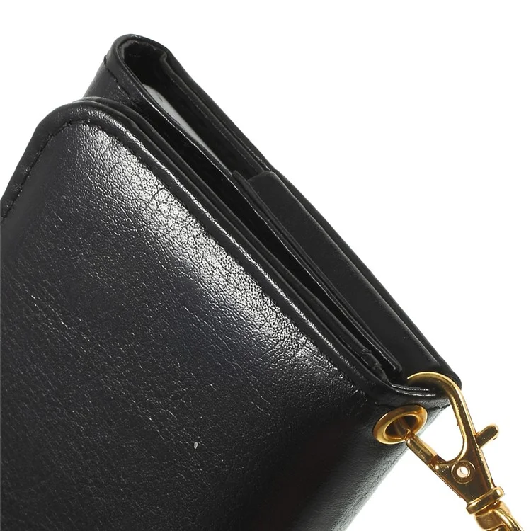 Crazy Horse Full Touch Screen Leather Wallet Case for iPhone 6s 6 4.7 inch / Samsung Galaxy A5, Size: 14 x 7cm - Black