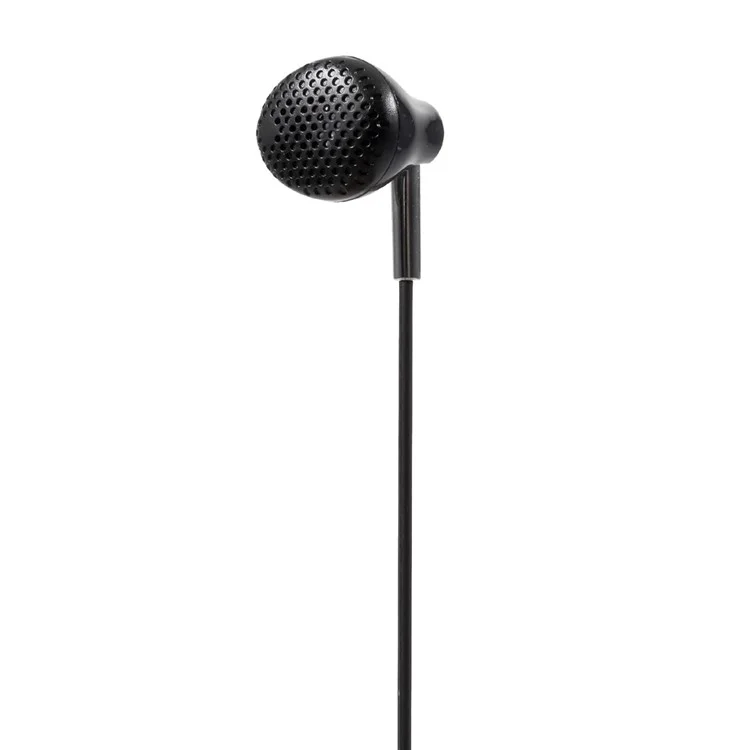 UFEELING U26 In-ear 3.5mm Earphone Woven Cable with Mic Volume Control for iPhone Samsung - Black
