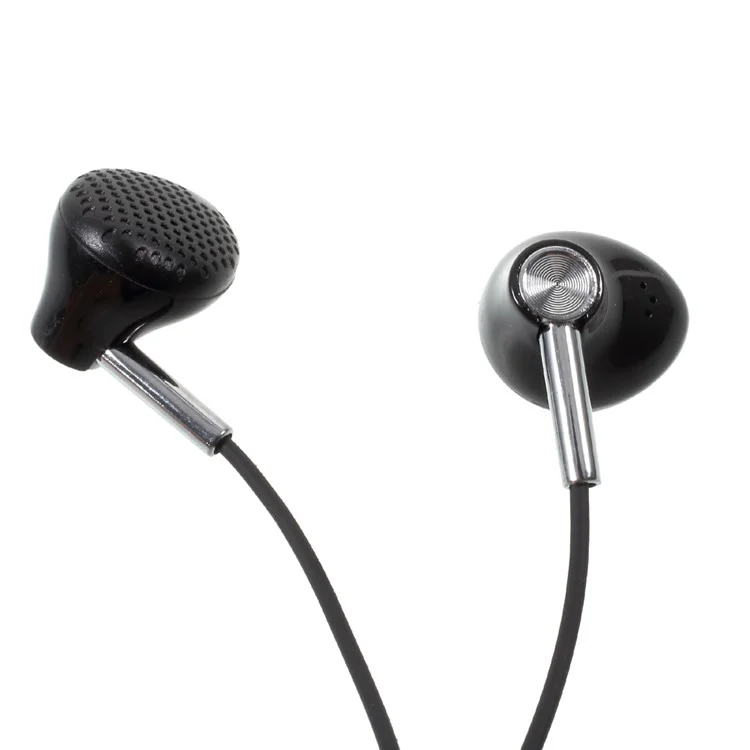 UFEELING U26 In-ear 3.5mm Earphone Woven Cable with Mic Volume Control for iPhone Samsung - Black
