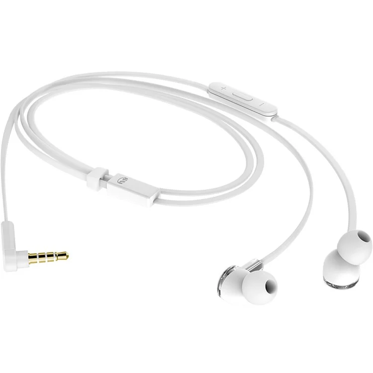 HUAWEI Honor AM15 3.5mm In-Ear Headphone Headset with Microphone - White