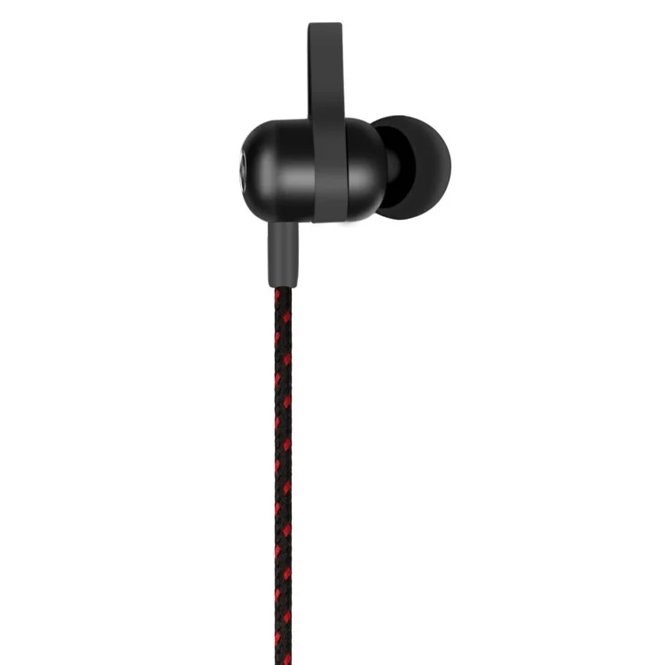 MOMAX Wave Series 3.5mm In-ear Earhook Sports Headset Earphone with Microphone - Black