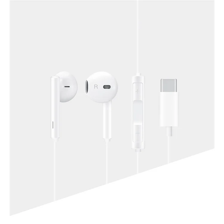 Huawei CM33 Type-C In-earphone Auriculares Con Auriculares Con Auriculares Classic Con Micófono Para Huawei Samsung-