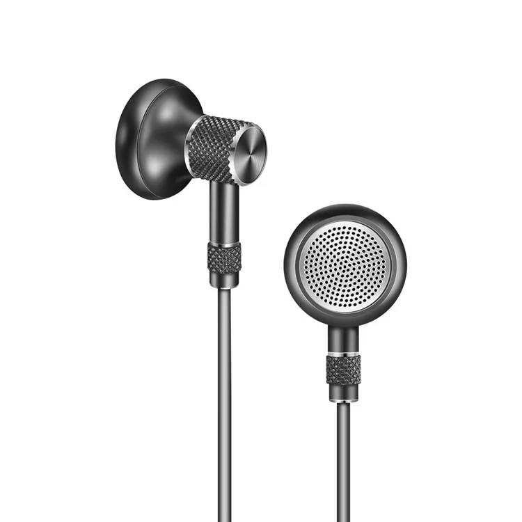 JOYROOM E205 Magnetic Heavy Bass Wired Earphone with Mic Volume Control for iPhone Samsung - Grey