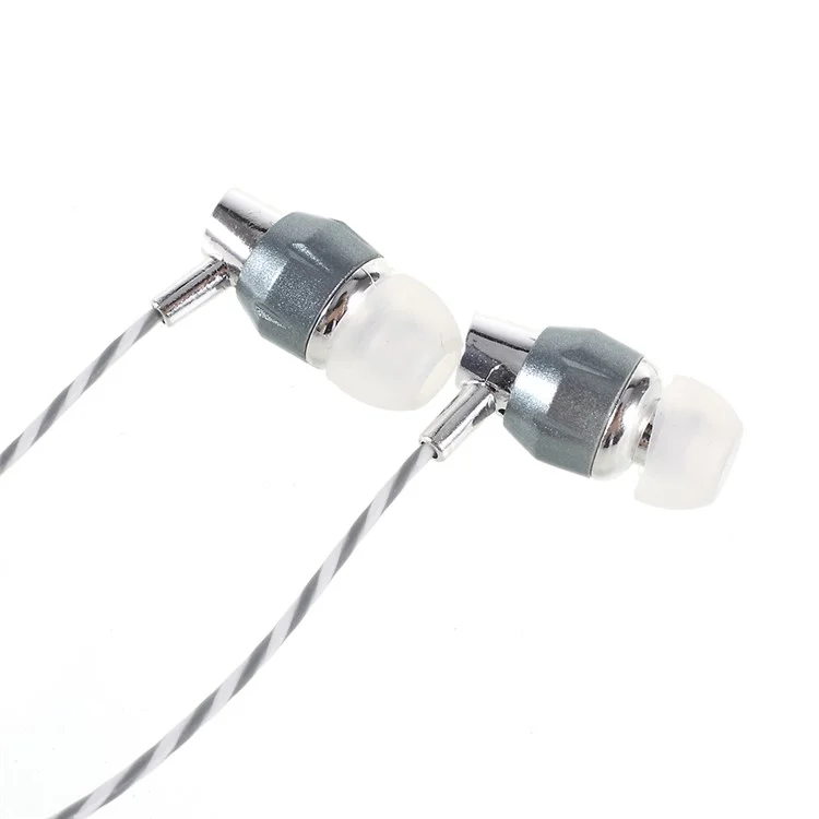 GTX-011 3.5mm In-ear Headset Earphone with Microphone for iPhone Samsung Huawei - Grey