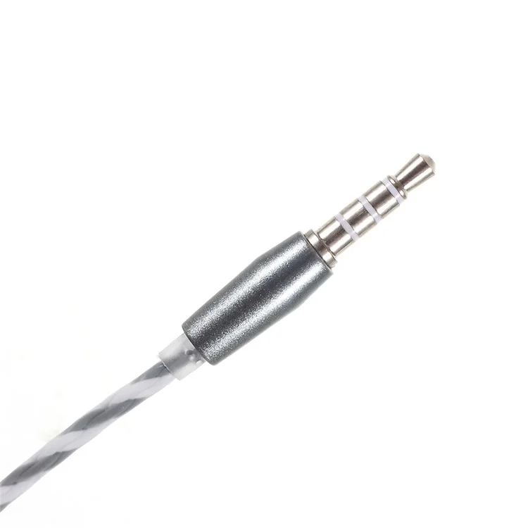 GTX-011 3.5mm In-ear Headset Earphone with Microphone for iPhone Samsung Huawei - Grey