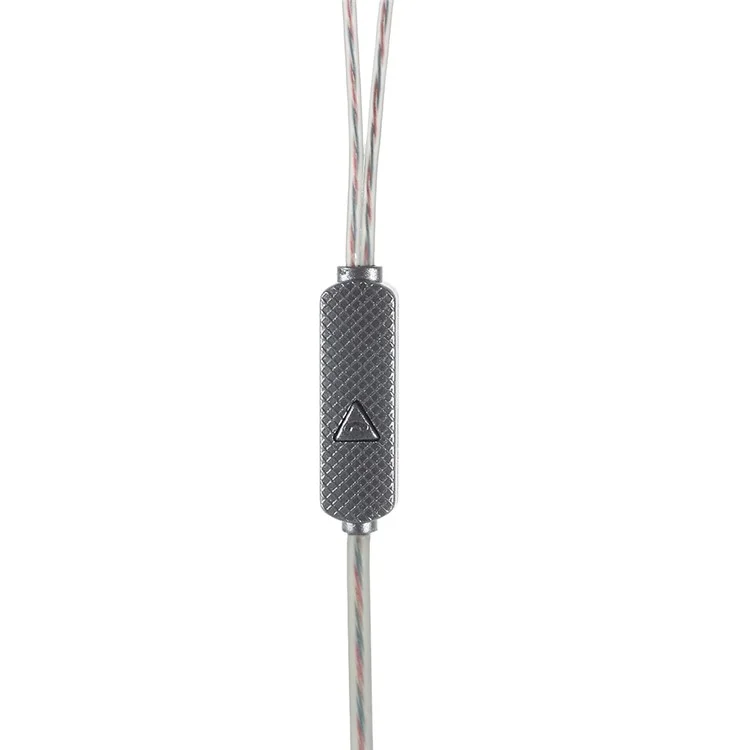 XS-001 3.5mm In-ear Headset Earphone with Mic for iPhone Samsung Huawei - Grey