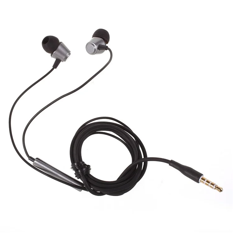 UFEELING U-18 1.2m 3.5mm In-ear Headset with Mic for iPhone iPad Samsung - Black