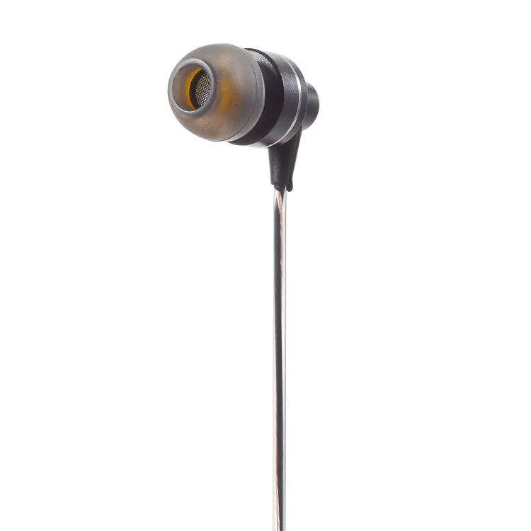 UFEELING U-27 1.2m 3.5mm In-ear Headset Build-in Microphone for iPhone iPad Samsung - Black