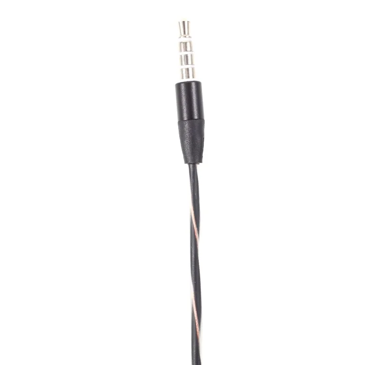 UFEELING U-27 1.2m 3.5mm In-ear Headset Build-in Microphone for iPhone iPad Samsung - Black