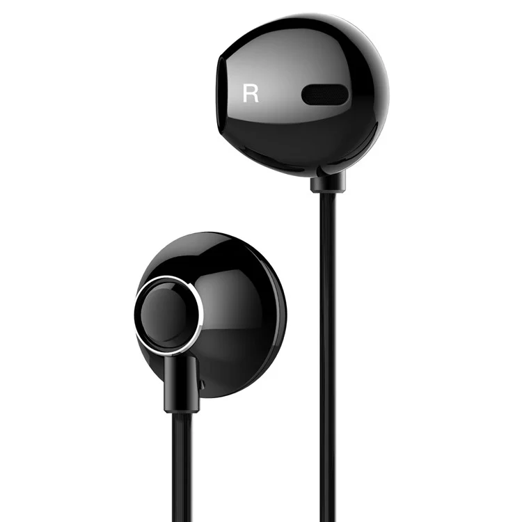 BASEUS Encok H06 Lateral In-ear 3.5mm Earphone Stereo Earpiece with Mic - Black