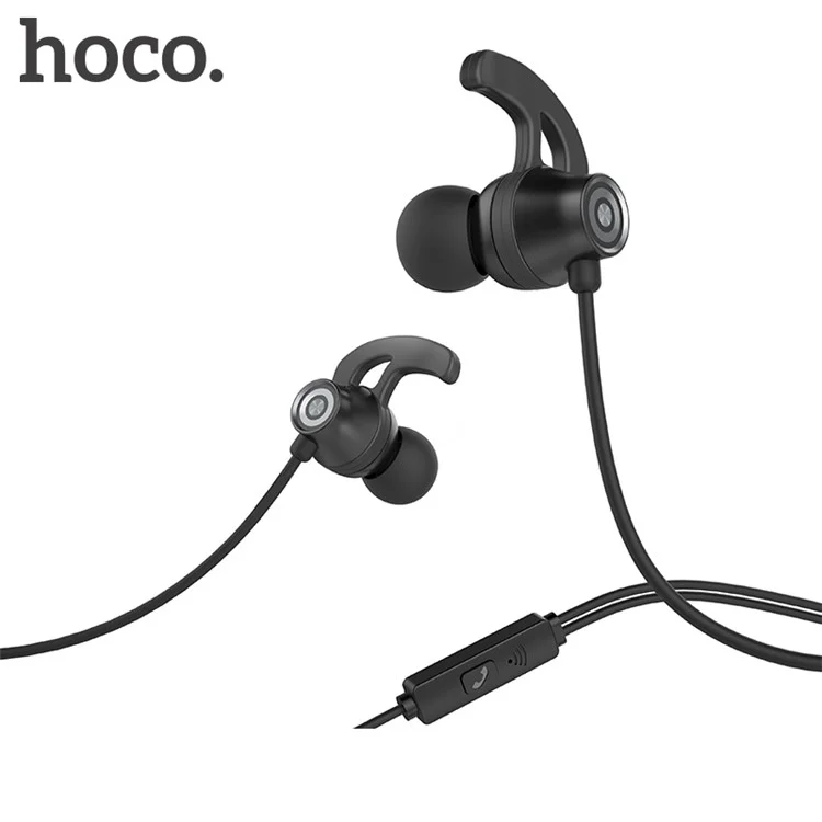 HOCO M35 Sincere Joy Universal 3.5mm Wired In-ear Headphone with Mic for iPhone Samsung - Black