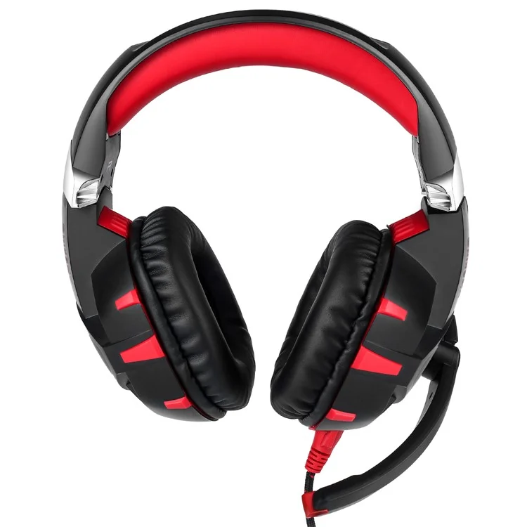 ONIKUMA K2 7.1 Channel USB LED Over-ear Gaming Headphone with Mic - Red