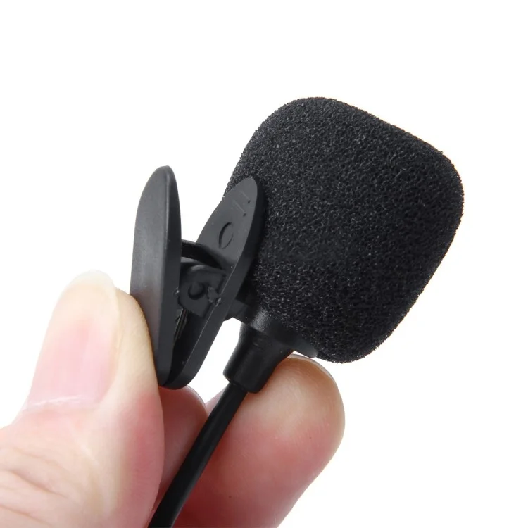 RCA Metal Vehicle Elbow Clamp External Lotus Plug Bluetooth Collar Clip Microfono