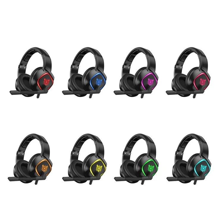 Cuffie Stereo Per Giocatore PS4 PS4 Onikuma K19 Cuffie Stereo Per Giocatore PC Con Luce a Microfono/led