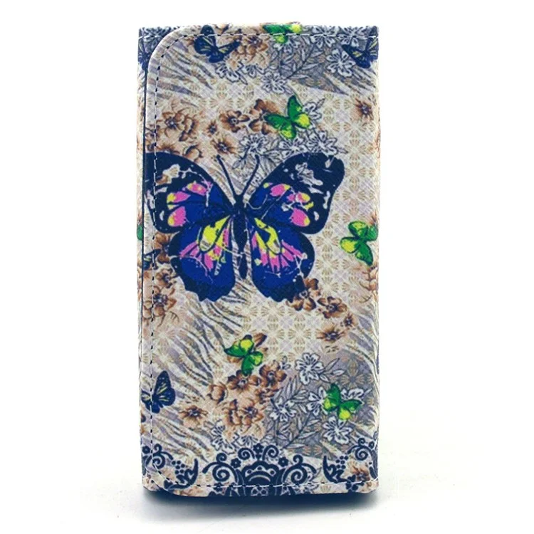 Charming Butterfly Leather Case Pouch for iPhone 6 6s / Samsung A3 S4 / LG G2, Size: 13.8 x 7 x 1.5cm